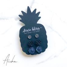 Load image into Gallery viewer, Anika Stud Trio Earrings by Dixie Bliss