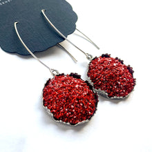 Load image into Gallery viewer, Carmine Jewel Earrings by Dixie Bliss