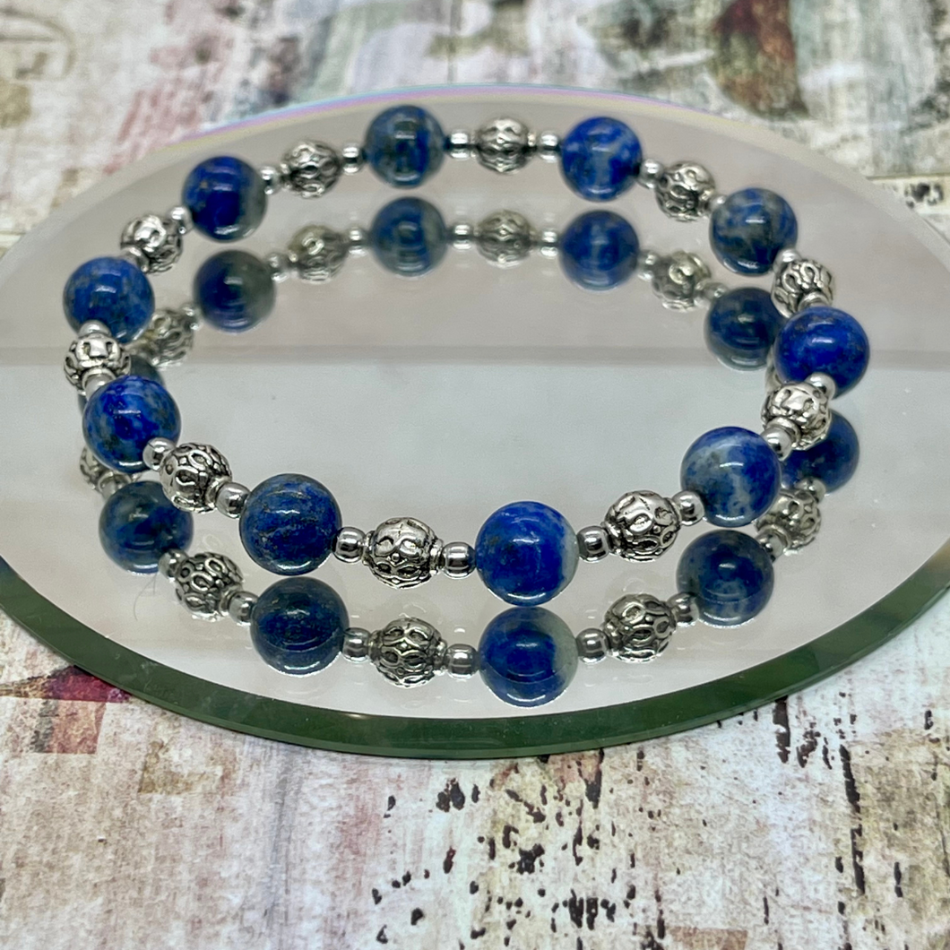 The Sea is Blue (Lapis Lazuli) Bracelet