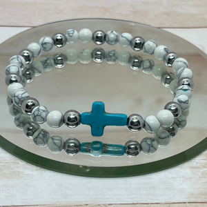 Turquoise Prayer Beads Bracelet